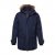 Men Plus Parka With Fur Hood Navy - Vestes - Vestes Homme Grandes Tailles