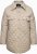 Ulla Popken Quilted Water Repellent Shirt Jacket Medium Grey - Vestes - 