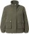 Ulla Popken Cargo Style Elastic Hem Jacket Olive Grey - Vestes - 