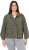 Ulla Popken Cargo Style Elastic Hem Jacket Olive Grey - Vestes - 