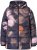 Ulla Popken HYPRAR Water-Repellent Allover Print Jacket Black - Vestes - 