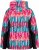 Ulla Popken HYPRAR Graphic Stripe Fully Lined Ski Jacket Teal - Vestes - 