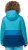 Ulla Popken HYPRAR Colorblock Fully Lined Ski Jacket Bright Turquoise - Vestes - 