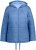 Ulla Popken Reversible Butterfly Print Fully Lined Quilted Jacket Blue Denim - Vestes - 