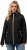 Ulla Popken Hyprar Quilt Mix Jacket Black - Vestes - 