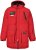JAY-PI Warm Quilted Parka Dual Function Windproof and Water Repellent Red - Vestes - Vestes Homme Grandes Tailles