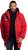 JAY-PI Warm Quilted Parka Dual Function Windproof and Water Repellent Red - Vestes - Vestes Homme Grandes Tailles