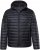 JAY-PI Lightly Quilted Jacket with a Hoodie Black - Vestes - Vestes Homme Grandes Tailles