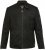 STHUGE Leather Biker Jacket Lamb Nappa Leather Black - Vestes - Vestes Homme Grandes Tailles