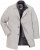 JP1880 Wool Blend Coat with Nylon Insert Grey - Vestes - Vestes Homme Grandes Tailles