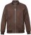 JP1880 Jacket Buffed Nubuck Lamb Leather Brown - Vestes - Vestes Homme Grandes Tailles