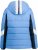 Ulla Popken HYPRAR Chevron Stripe Triple Function Quilted Fully Lined Ski Jacket Pastel Petrol - Vestes - 
