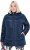 Ulla Popken Quilted Water Repellent Jacket Navy Blue - Vestes & Manteaux - 