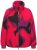 Ulla Popken Abstract Print Zip Fleece Jacket Pink Berry - Vestes - 