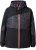 Ulla Popken Neon Ripple Performance Snow Jacket Black - Vestes - 