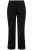 Ulla Popken Pull On Knit Straight Leg Pocket Pants Black - Pantalons - Pantalons femme grande taille