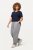 Ulla Popken Pull On Knit Straight Leg Pocket Pants Light Grey Melange - Pantalons - Pantalons femme grande taille