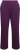 Ulla Popken Pull On Knit Straight Leg Pocket Pants Dark Blackberry - Jeans & Pantalons Femme Grandes Tailles – Plus Size - 