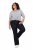Ulla Popken Marie Fit Bootcut Stretch Jeans Dark Blue Denim - Ulla Popken - Vêtements Ulla Popken Grande Taille