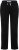 Ulla Popken Side Stripe Adjustable Drawstring Waist Joggers Black - Jeans & Pantalons Femme Grandes Tailles – Plus Size - 