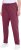Ulla Popken Basic Drawstring Elastic Waist Cotton Blend Joggers Dark Berry - Jeans & Pantalons Femme Grandes Tailles – Plus Size - 