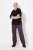 Ulla Popken Softshell Triple Function Fleece Lined Pants Dark Blackberry - Pantalons - Pantalons femme grande taille