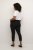 Kaffe Curve Ana Cropped Twill Jeggings Noir profond - Jeans & Pantalons Femme Grandes Tailles – Plus Size - 
