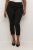 Kaffe Curve Ana Cropped Twill Jeggings Noir profond - Jeans & Pantalons Femme Grandes Tailles – Plus Size - 