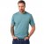 JP1880 T-Shirt Short Sleeve Soft Jersey Turquoise - T-shirts - T-shirts Homme Grande Taille