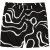JP1880 Bermuda Shorts Soft Viscose All-over Print Black - Shorts - Shorts hommes grande taille