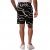 JP1880 Bermuda Shorts Soft Viscose All-over Print Black - Shorts - Shorts hommes grande taille