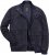 JP1880 Soft Goatskin Suede Leather Jacket Navy - Vestes en cuir - Vestes en cuir grandes tailles