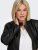 Only Carmakoma Robber Leather Jacket Black - Vestes en cuir - 
