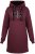 Nora Mikken KADRI WHITE Long Hoodie Burgundy - Sweatshirts & hoodies - 