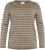 Kaffe Curve Linia Boatneck Pullover Morel Melange with Silver Lurex - Pulls en maille - 
