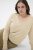 Kaffe Curve Lizzy Long Sleeve Pullover Feather Grey Melange - Pulls en maille - 