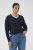Kaffe Curve Lizzy Long Sleeve Pullover Midnight Marine - Pulls en maille - 