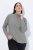 Ulla Popken Basic Long Sleeve Slim Fit Turtleneck Light Grey Melange - Sweatshirts & hoodies - Sweats, Hoodies & Maille Douillets
