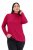 Ulla Popken Basic Long Sleeve Slim Fit Turtleneck Red - Sweatshirts & hoodies - Sweats, Hoodies & Maille Douillets