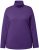 Ulla Popken Basic Long Sleeve Slim Fit Turtleneck Deep Violet - Sweatshirts & hoodies - 