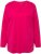 Ulla Popken Back To Basics V-Neck Relaxed Fit Cotton Tee Magenta Pink - T-shirts - 
