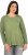 Ulla Popken Cold Dyed Sequined Heart Long Sleeve Tee Sage Green - T-shirts imprimés pour femme - 