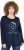 Ulla Popken Metallic Graphic Holiday Tee Navy - T-shirts imprimés pour femme - 