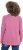 Ulla Popken Inverted Seam Long Sleeve Graphic Tee Dark Rose - T-shirts imprimés pour femme - 