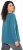 Ulla Popken Dream Rhinestone Lettering Long Sleeve Tee Teal - T-shirts imprimés pour femme - 