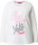 Ulla Popken Motivational Graphic Long Sleeve Tee Off-White - T-shirts imprimés pour femme - 