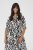 Kaffe Curve Alia Shirt Dress Black Chalk Animal - Robes midi - 
