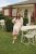 Kaffe Curve Rosa Midi Dress White Rose Border Flower - Robes - 