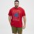 North Latitude T-Shirt Printed Short Sleeve Red - T-shirts - T-shirts Homme Grande Taille