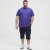 North Latitude T-Shirt Printed Allover Blue - T-shirts - T-shirts Homme Grande Taille